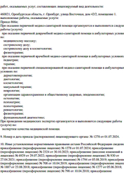 Лицензия клиники Медицинский центр Велнес Таун — — №7