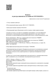 Лицензия клиники Медок Солнцево — № ЛО41-01137-77/00555078 от 05 февраля 2019