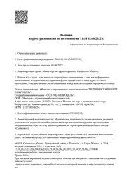 Лицензия клиники Невроцель Тольятти — № Л041-01184-63/00395782 от 06 июня 2022