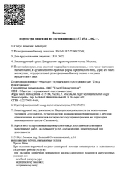 Лицензия клиники КлиникаTEMED (Темед) на Новокузнецкой — № ЛО41-01137-77/00625549 от 15 ноября 2022