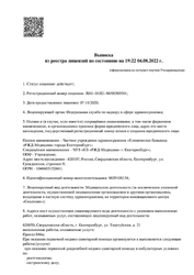 Лицензия клиники Стационар РЖД-Медицина на Байдукова — № ЛО41-01021-66/00369561 от 07 октября 2020