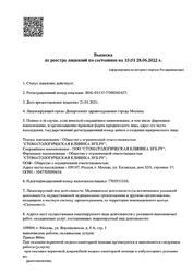 Лицензия клиники Зуб.ру на Шаболовской — № ЛО41-01137-77/00383437 от 21 января 2021