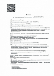 Лицензия клиники Клиника Лазерной Стоматологии — № Л041-01137-77/01027745 от 18 января 2024