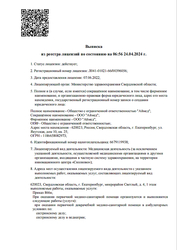 Лицензия клиники Клиника Аймед — № Л041-01021-66/00396056 от 07 июня 2022