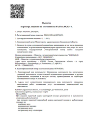 Лицензия клиники Клиника ВикиМед на Ракетной — № Л041-01021-66/00976699 от 15 декабря 2023