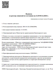 Лицензия клиники Нейроцентр на 70 лет Октября — № Л041-01126-23/00620996 от 12 октября 2022