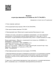Лицензия клиники Клиника 1+1 — № Л041-01126-23/01835981 от 07 февраля 2025 Лицензия клиники Клиника 1+1 — № Л041-01126-23/01835981 от 07 февраля 2025
