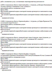Лицензия клиники Глазная клиника Мегаоптика — № Л041-01153-30/00368746 от 20 января 2015