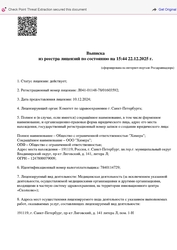 Лицензия клиники Имплант Тайм на Лиговском проспекте — № Л041-01148-78/01603592 от 10 декабря 2024