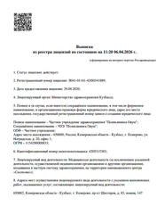Лицензия клиники Аве-Медико на Кирова — № Л041-01161-42/00341889 от 29 сентября 2020