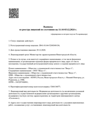 Лицензия клиники Международная клиническая больница Визус-1 — № Л041-01164-52/00369156 от 29 декабря 2020