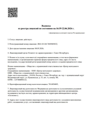 Лицензия клиники Центр ментального здоровья — № Л041-01148-78/05005832 от 08 мая 2026
