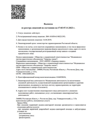 Лицензия клиники Здоровье нации — № Л041-01050-61/0032139 от 16 апреля 2019