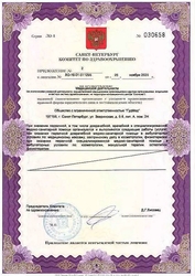 Лицензия клиники GoodMed (ГудМед) — № Л0-78-01-011295 от 25 ноября 2020