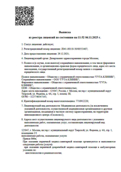 Лицензия клиники ГУТА КЛИНИК — — №8