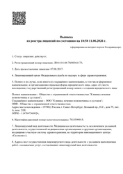 Лицензия клиники Мэдис на Петроградской — №1